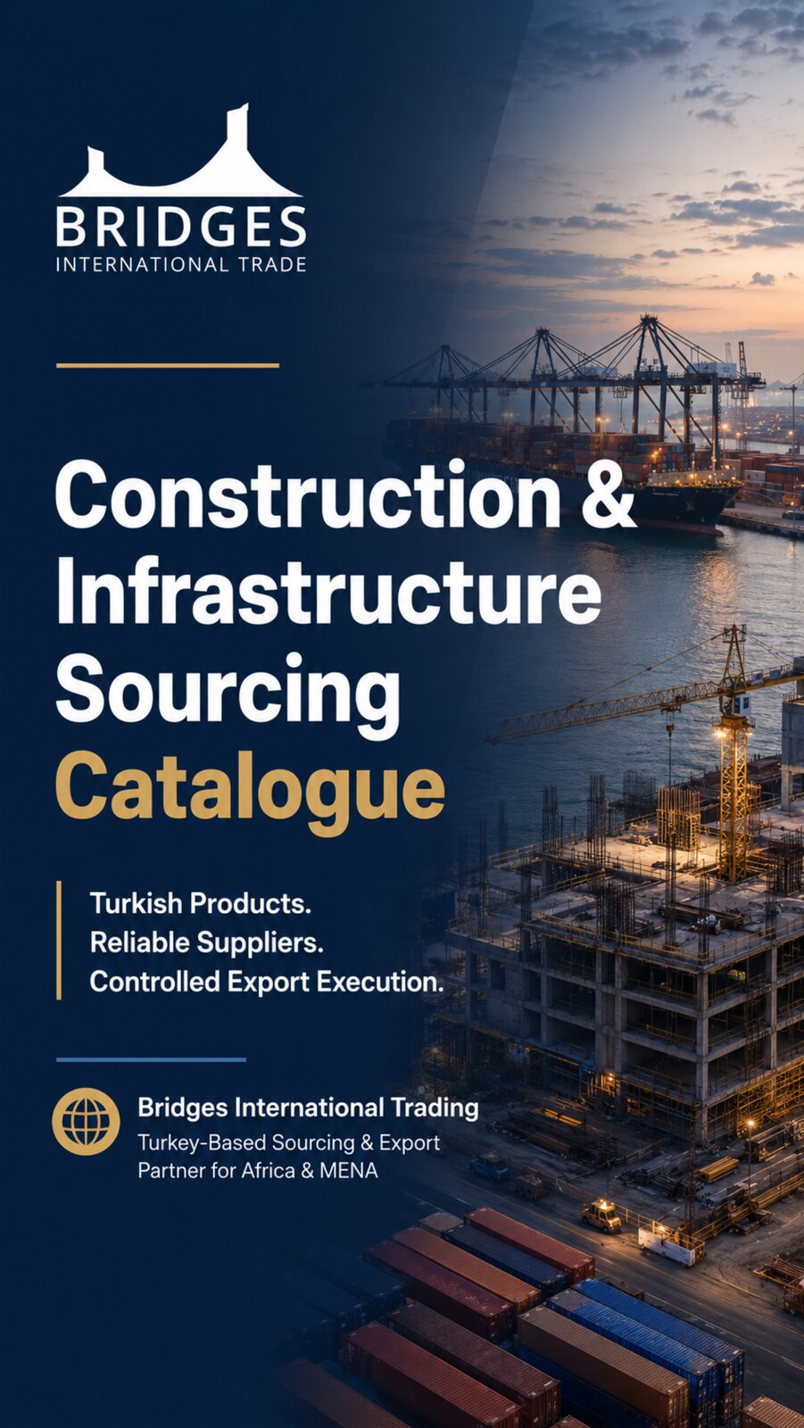Construction and Infrastructure catalogue cover